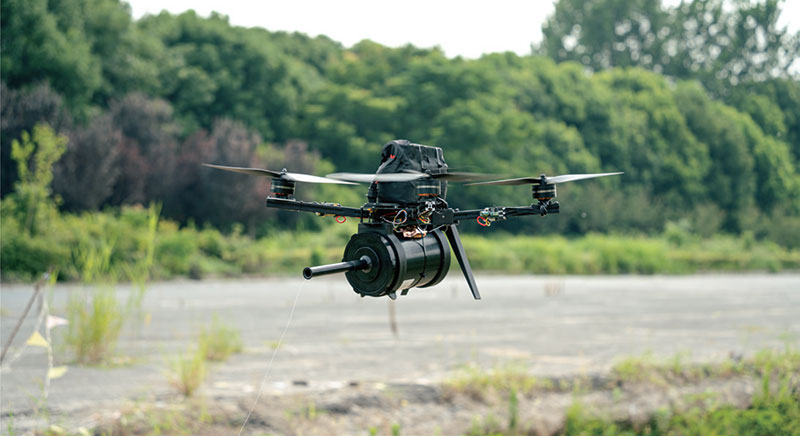UAV ဖိုင်ဘာမှန်ဘီလူး၏အားသာချက်များနှင့် application များ