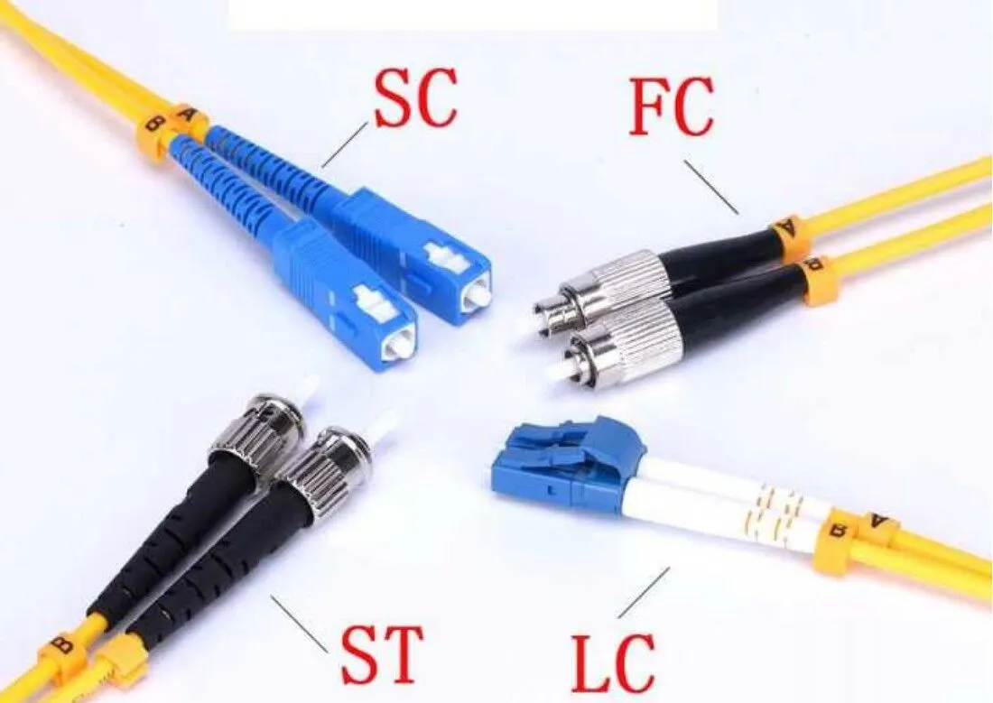 fiber optic patch ကြိုးများတွင် မည်သည့် connector အမျိုးအစားများကို အသုံးပြုသနည်း။