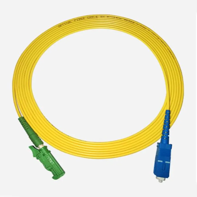 3mm ပတ် 0 န်းကျင်ပတ်ပတ်လည် cable e2000 / apc- SC / UPC / UPC Patch ကြိုး