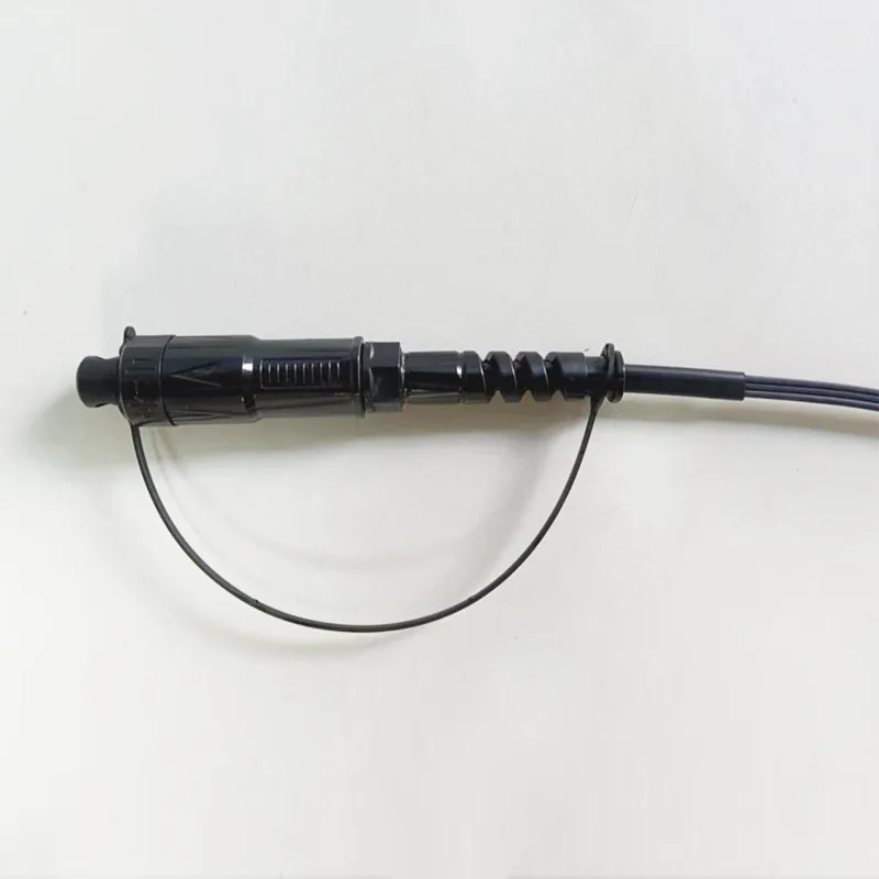 5x2mm ရေစိုခံ Drop Cable MINI SC / APC Connector Optical Patch ကြိုးများ