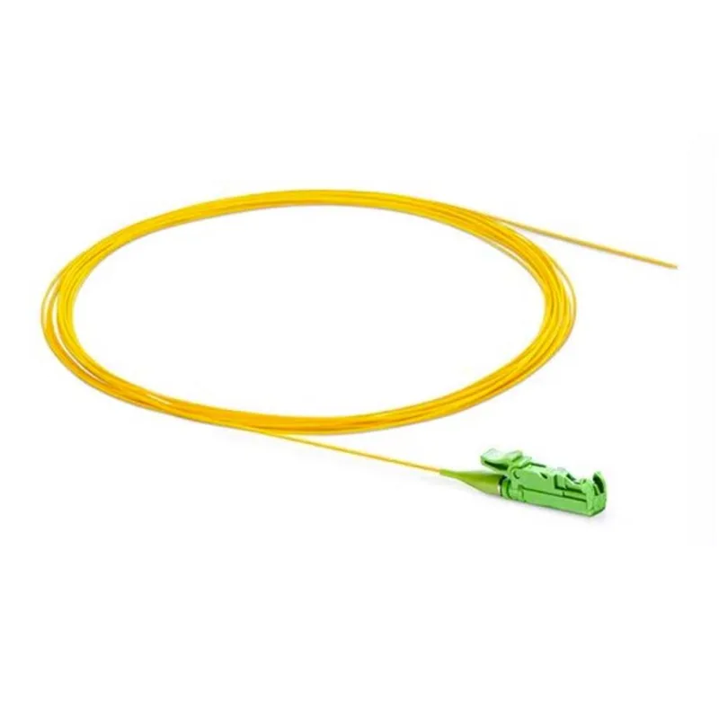 E2000 / APC 0.9 မီဒီယာ optical fiber ကို pigtail