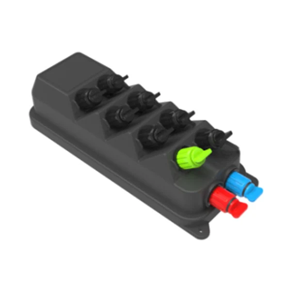 PLC Splitter နှင့်အတူ Connectorized fiber optic cable ဖြန့်ဖြူးမှုအကွက်